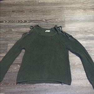 Dark green sweater